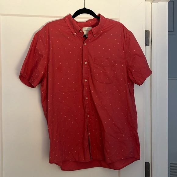 ‘American Eagle’ Men’s Short Sleeve Collard Button Down - Picture 3 of 3